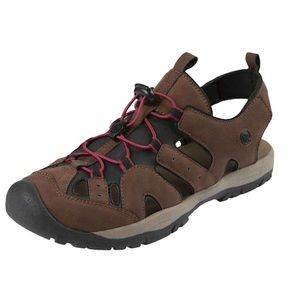 Northside Men's Burke II Closed Toe Sandals - Brown/Red - Size 13
